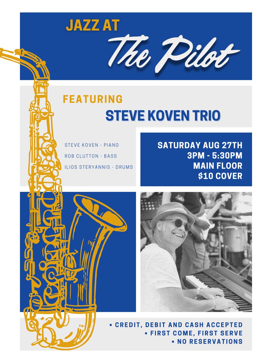 thepilot_to's tweet photo. This afternoon at The Pilot!
•
#ThePilot #jazz #livemusic #jazztoronto #livemusictoronto #Toronto #Yorkville @JAZZFM91 https://t.co/PugQU7Ub68