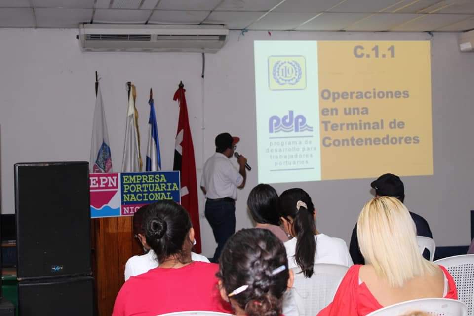 Corinto, Chinandega 

Empresa Portuaria Nacional (EPN) y en coordinación con el Instituto Nacional de Computación, Electrónica  y Comercio- INCECSA de Managua, capacitan a estudiantes para conocer de las Operaciones Portuarias

#UnidosEnVictorias 
#PatriaBenditayLibre