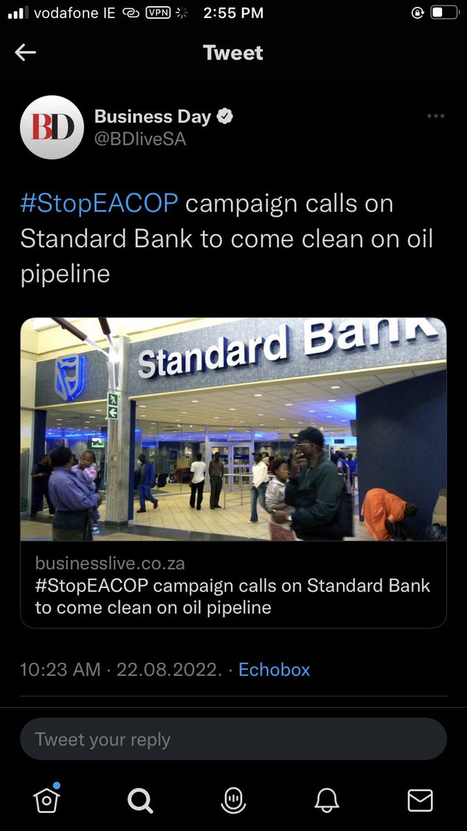 daisymccrackin's tweet photo. Amazed and despairing at how few people are aware &amp; interact with critically important actions like #stopeacop is urgent. #ClimateEmergency is a true emergency. https://t.co/MVHpMXV8yv