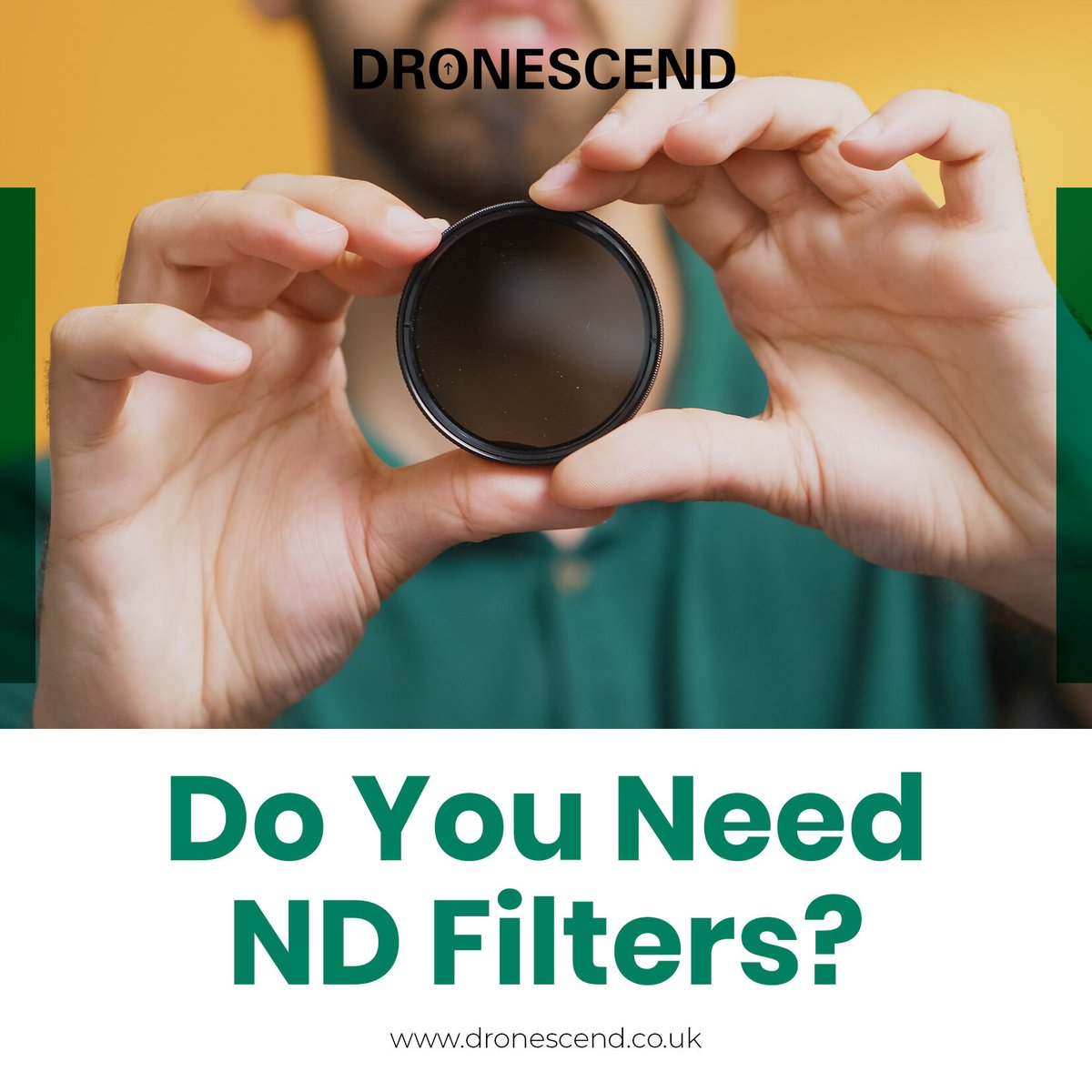 dronescend's tweet photo. If you are new to the world of drones and aerial cinematography, one topic you might not be familiar with is ND filters. But what exactly are ND filters, and are they a necessary piece of equipment for a drone videography setup? Should you always fly with an ND Filter? https://t.co/9jIs3VqYuX