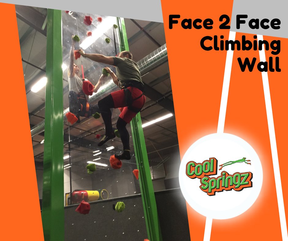 CoolSpringz's tweet photo. Climbing walls, trampolines, laser tag, ninja course and more! So many ways to play! #CoolSpringz #funfamilyfitness https://t.co/eJEccWVQaA