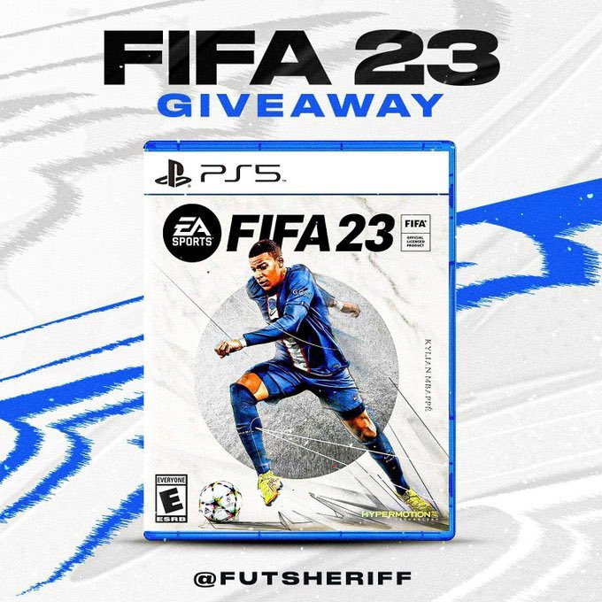 🚨FIFA 23 FOR FREE!🔥 JOIN NOW TO GET YOUR CODE! To join: - Retweet 🔄 - Follow me + @gambabit Simple as that. ✅ Ends soon!