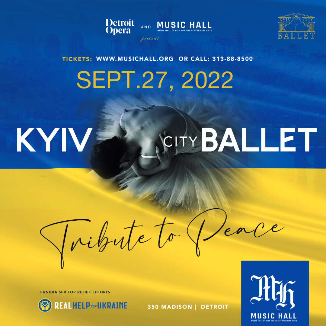DetOperaHouse's tweet photo. Art as expression, art as identity, art as resistance!
Music Hall Detroit x Detroit Opera x Kyiv City Ballet
Proceeds to housing displaced Ukrainians
#ballet #worldballet #international #tributetopeace #expression #performingarts #dancers #dance
INFO: https://t.co/fok8yB1FYK https://t.co/JzGeLKTB98