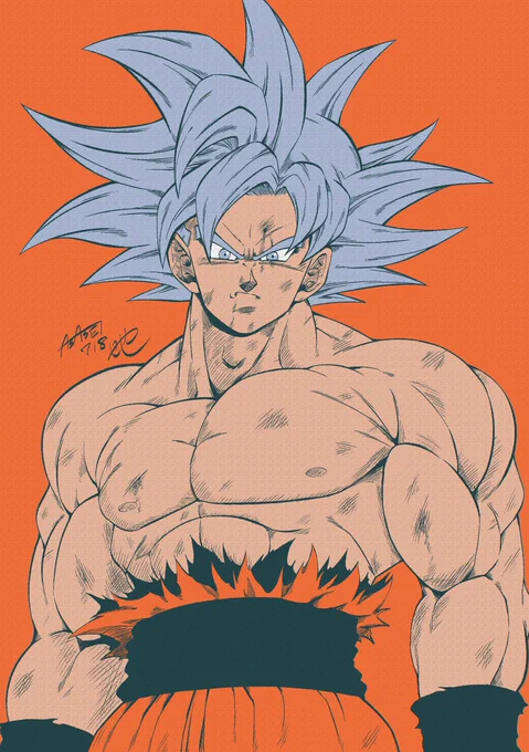 孫悟空 身勝手の極意#ドラゴンボール #イラスト 