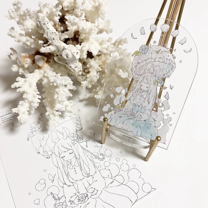 ◉umi new productAcrylic stand figure [虹色ペトリコール] 