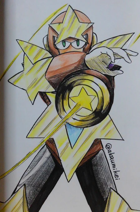 #本家ロックマン版深夜の真剣お絵描き60分一本勝負 