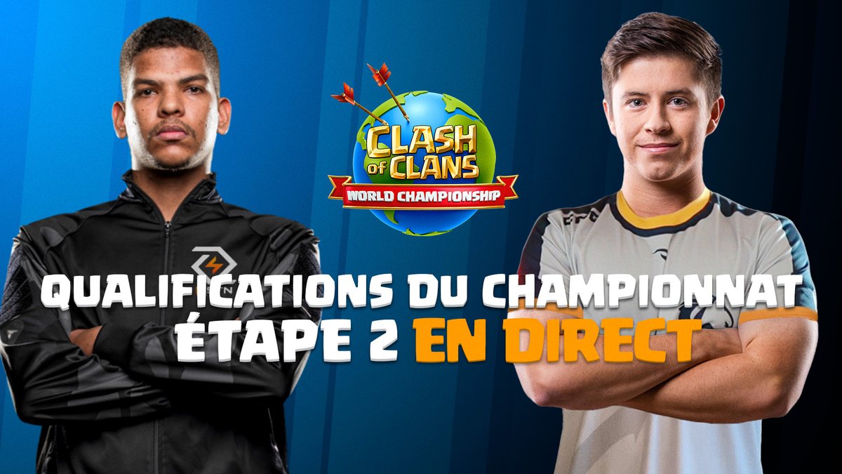 Clash of Clans FR (@clashofclansfce) on Twitter photo La route vers les 4 derniers tickets d'or continue !
Ne manquez pas de suivre les 64 meilleures équipes lors de cette bataille de l'étape 2 ⚔️
📺 twitch.tv/optimusprimecoc 🔴
🎙️ <a href="/optimusprimeCOC/">Optimus Prime COC</a> La route vers les 4 derniers tickets d'or continue !
Ne manquez pas de suivre les 64 meilleures équipes lors de cette bataille de l'étape 2 ⚔️
📺 twitch.tv/optimusprimecoc 🔴
🎙️ <a href="/optimusprimeCOC/">Optimus Prime COC</a>