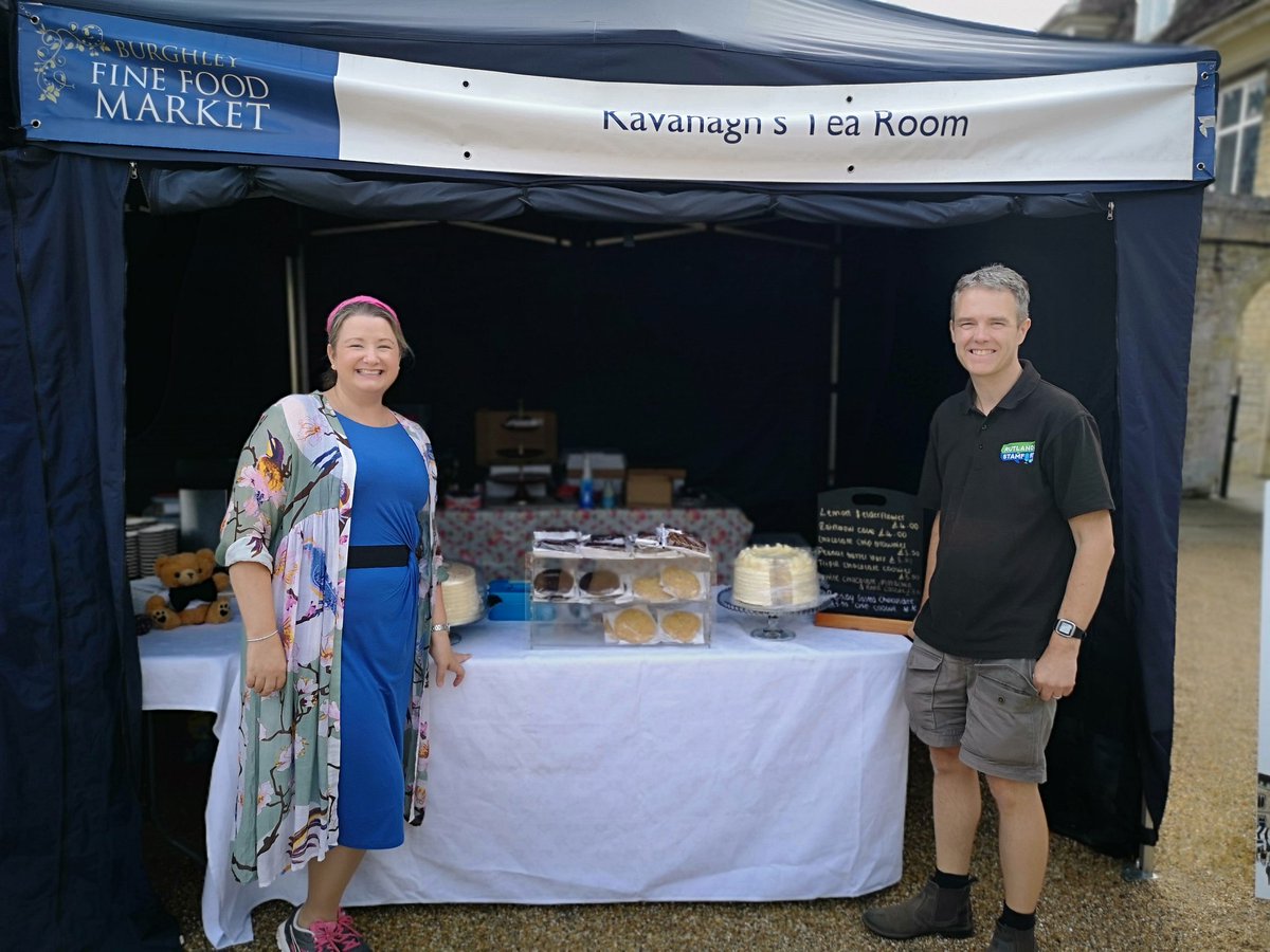 RutStamSound's tweet photo. Great to be broadcasting live from the @burghleyhouse #SummerFineFoodMarket today and to see how busy it was too. 10 till 4 every day including Monday with two courtyards full of stalls! Free admission and free parking!
This and other events on our website https://t.co/Dgocy1xeGM https://t.co/FRuPkS8ey6