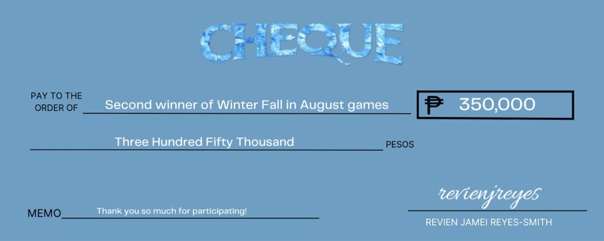 Winter Fall in August: Revien’s 18th Frozen Dream tweet media