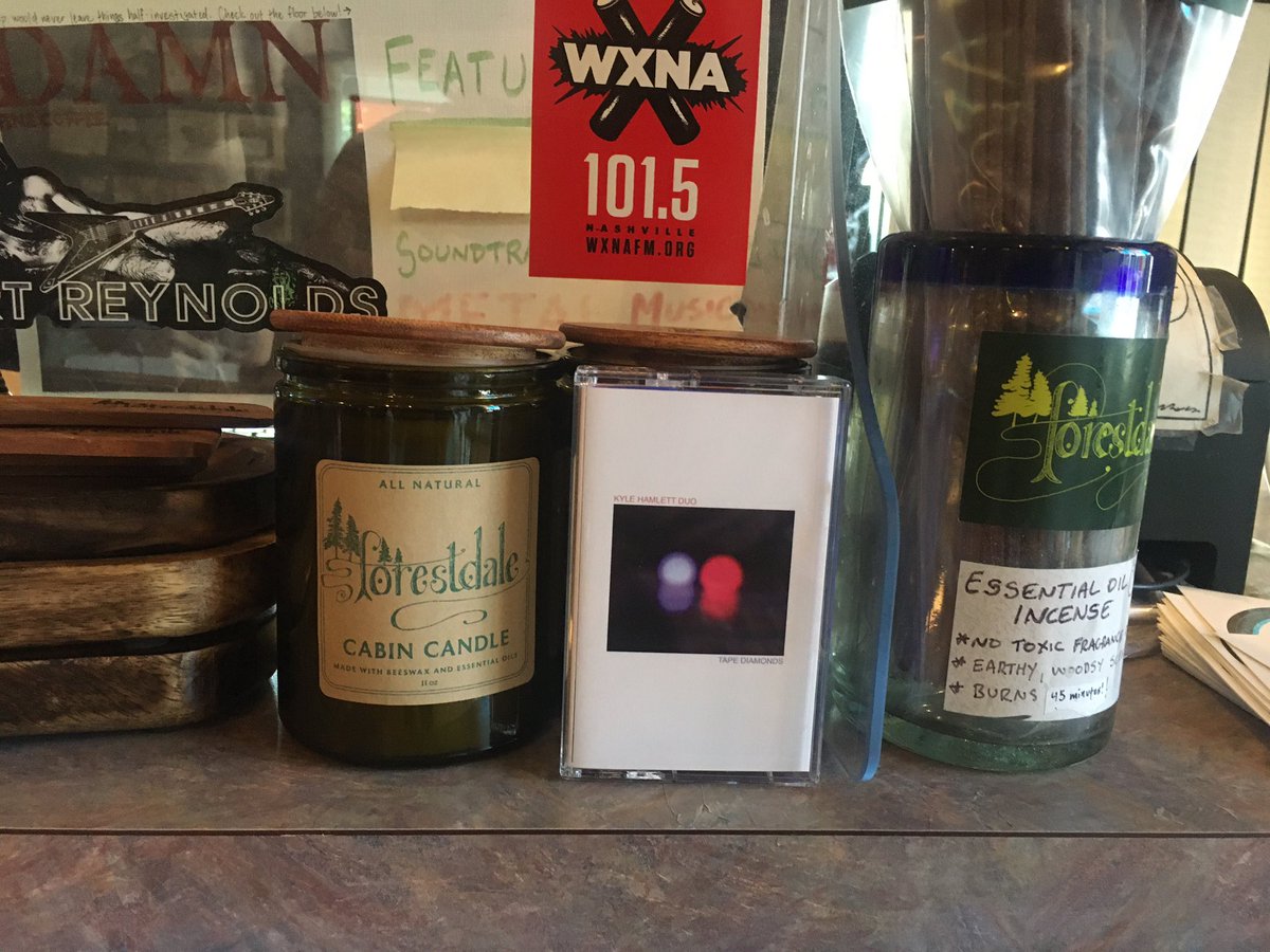 Tape Diamonds now stocked <a href="/Grimeys/">Grimey's Nashville</a> alongside Luke’s incense and all kinds of vinyl finery. Drop in and support some local stufff!

<a href="/ArrowhawkRcrds/">Arrowhawk Records</a>