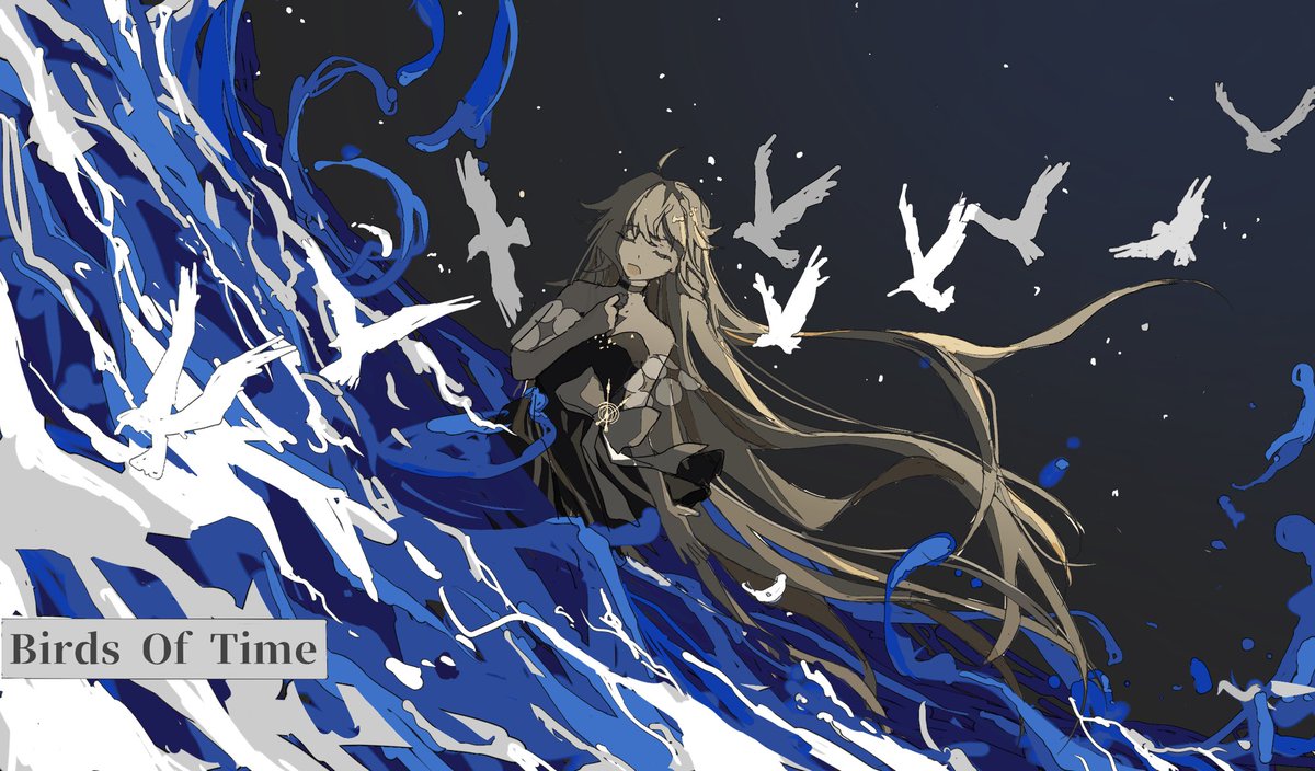 Sliverssse's tweet photo. 🌌🌊🕊
 #エナーアート  #Palouette https://t.co/8XLJxTJwGv