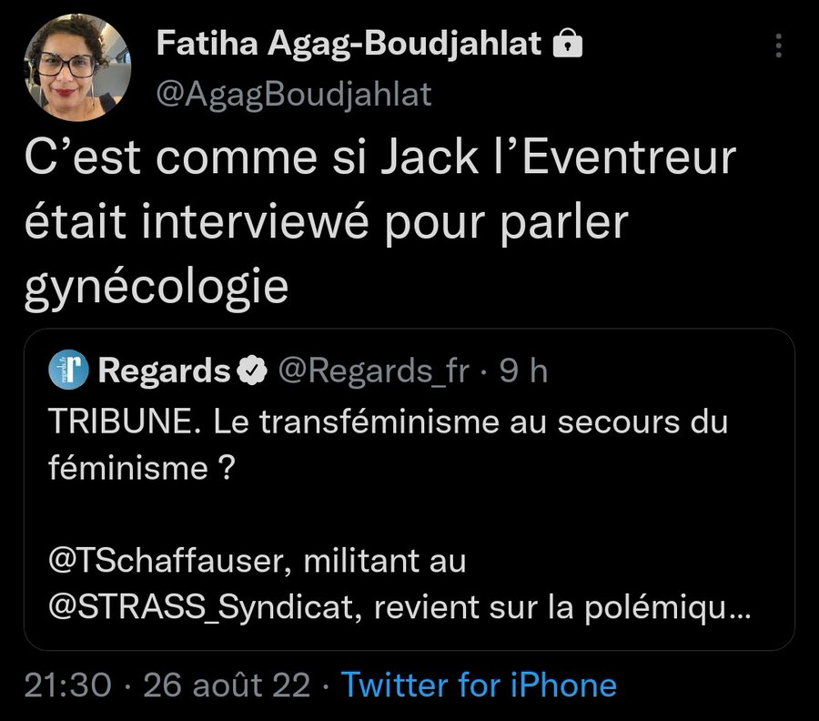 TSchaffauser's tweet photo. Je passe ma vie à lutter contre les violences faites aux travailleurSEs du sexe et me voilà comparé à Jack l'Eventreur.
Il faut croire que l'accusation de "proxénète" n'est pas suffisante. https://t.co/asFMpf0FFV