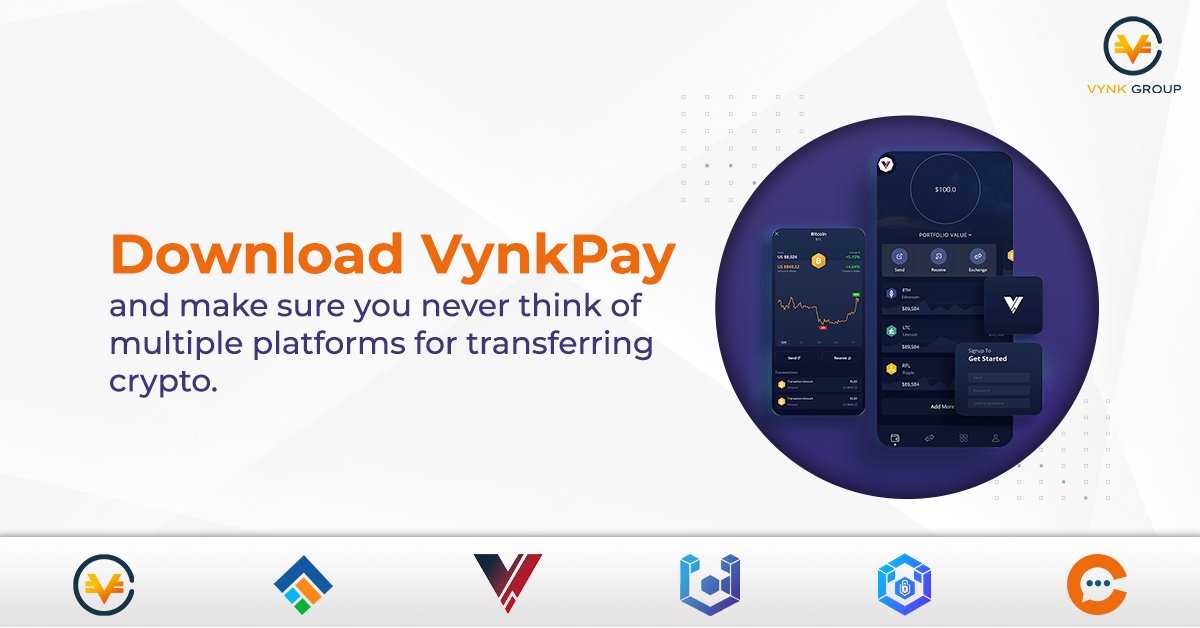 vynkgroup's tweet photo. Are you tired of using multiple crypto wallets for cryptocurrency transactions?
Download VYNK Pay now and experience hassle-free crypto transacting experience.
#CMQ #vynk #vync #vynkpay #vynkchain #safepool #staking https://t.co/1di9kP4gwB