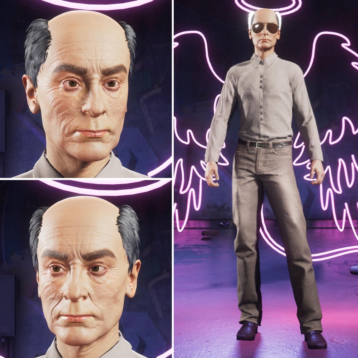 player_create's tweet photo. Mr. Lahey (Trailer Park Boys)
Share Code: zfrbfbp
#BossFactory 
#SaintsRow 
#TrailerParkBoys https://t.co/pGT6Kv9su6