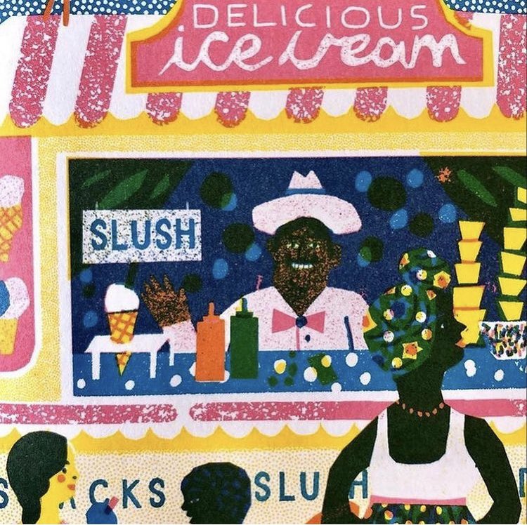 IllustratorsFa1's tweet image. Illustrated by @printedpeanut Louise Lockhart and published by the wonderful @designfortoday1 Design For Today this is a wonderfully evocative summertime publication! #wishwewerethere #holidayillustrations