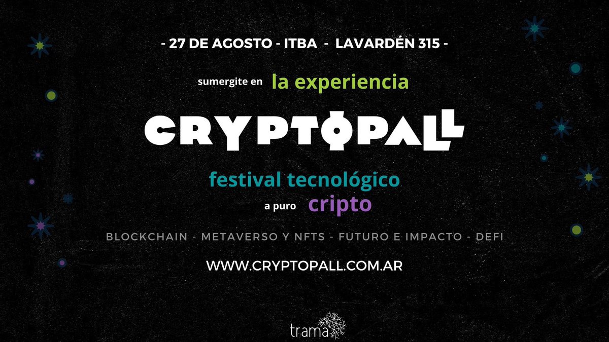 resiliente_vf's tweet photo. Hola #Criptopaluzo! Nos vemos hoy en @cryptopalltrama 🙌🏾 https://t.co/5kHJ36E70U