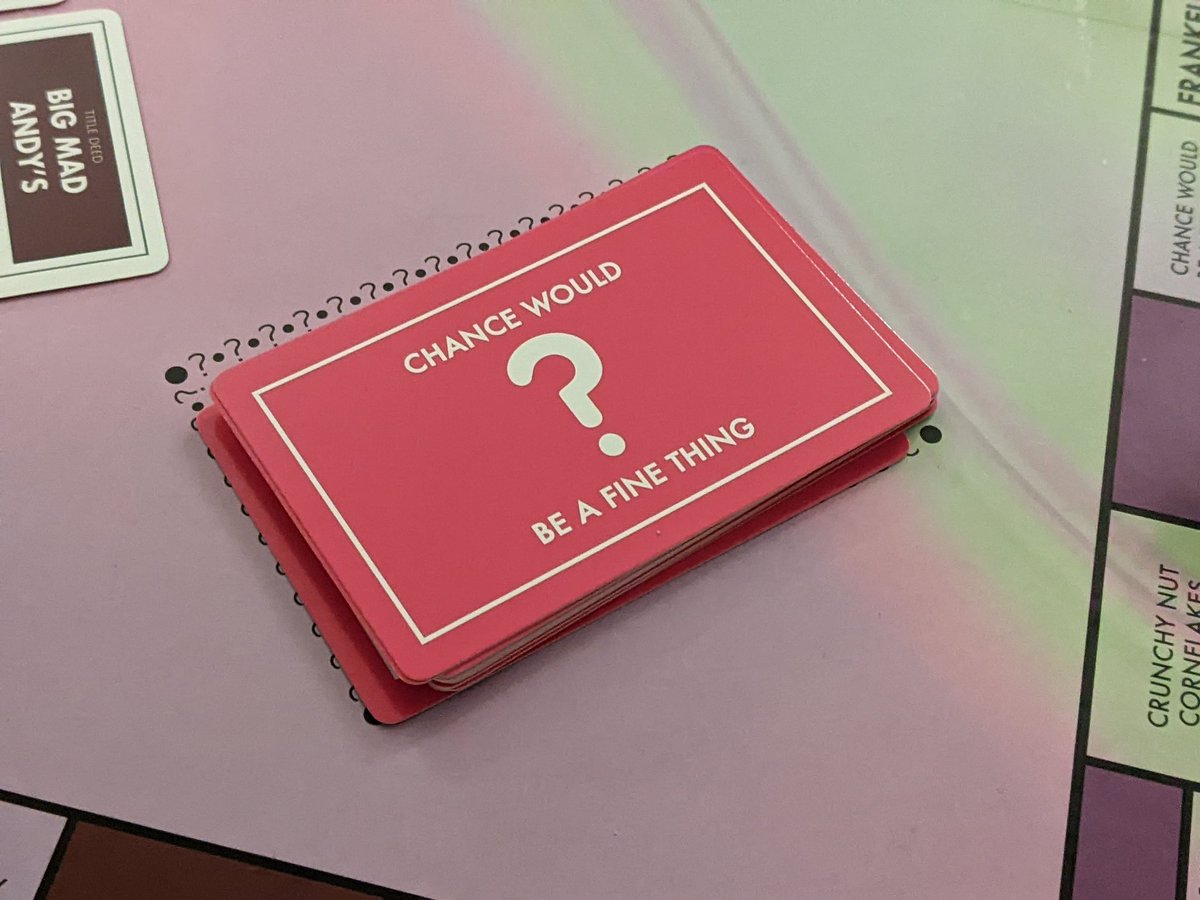 guywalters's tweet photo. Those kind folks at @DobbyClub06 have accidentally sent me another set of the excellent Peepopoly - Peep Show Monopoly! Rather than send it back, I'll send it to someone randomly selected from anyone who retweets this over the next 24 hours. And if you don't win, why not buy it? https://t.co/KyM1qD3QoO