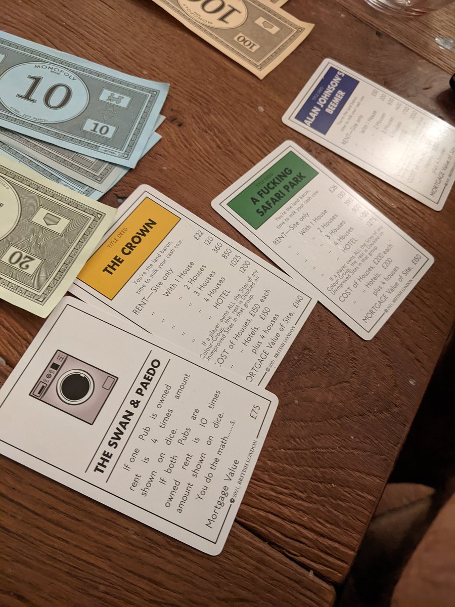 guywalters's tweet photo. Those kind folks at @DobbyClub06 have accidentally sent me another set of the excellent Peepopoly - Peep Show Monopoly! Rather than send it back, I'll send it to someone randomly selected from anyone who retweets this over the next 24 hours. And if you don't win, why not buy it? https://t.co/KyM1qD3QoO