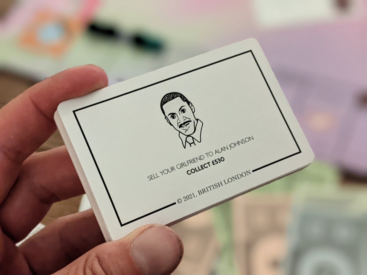 guywalters's tweet photo. Those kind folks at @DobbyClub06 have accidentally sent me another set of the excellent Peepopoly - Peep Show Monopoly! Rather than send it back, I'll send it to someone randomly selected from anyone who retweets this over the next 24 hours. And if you don't win, why not buy it? https://t.co/KyM1qD3QoO