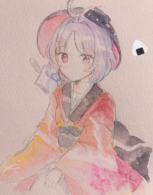 アナログお絵描き会初めて参加してきました!とっても楽しかったお空とお燐+あざとかわいいのお題で描きました終わり際に描いた針妙丸#PAINTERSHIGH19 