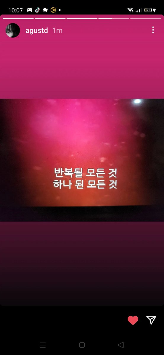 RM_dubb's tweet photo. A BEAUTIFUL DREAM 
agustd 
#suga IG 
@BTS_twt https://t.co/Yf0bqY16E7