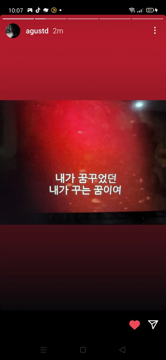 RM_dubb's tweet photo. A BEAUTIFUL DREAM 
agustd 
#suga IG 
@BTS_twt https://t.co/Yf0bqY16E7