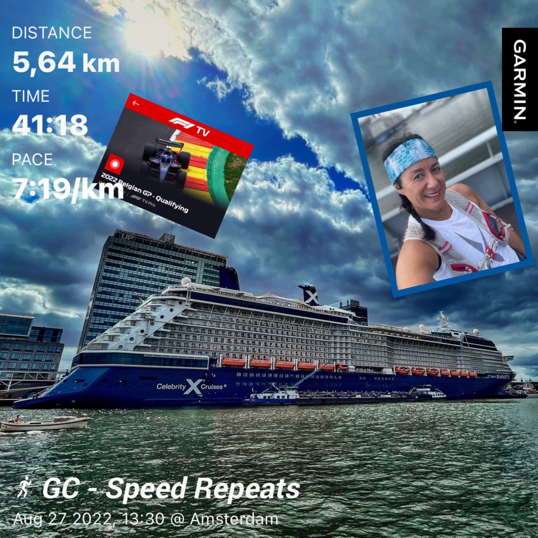asiandiver's tweet photo. Dat was lekker. Die mega boot ligt er weer. En een mini festival op de #kopvanjavaeiland @loopmaatjes @hardloopvriend #codeblauw #hmtraining #BelgianGP #f1 https://t.co/7TbtyENwT9