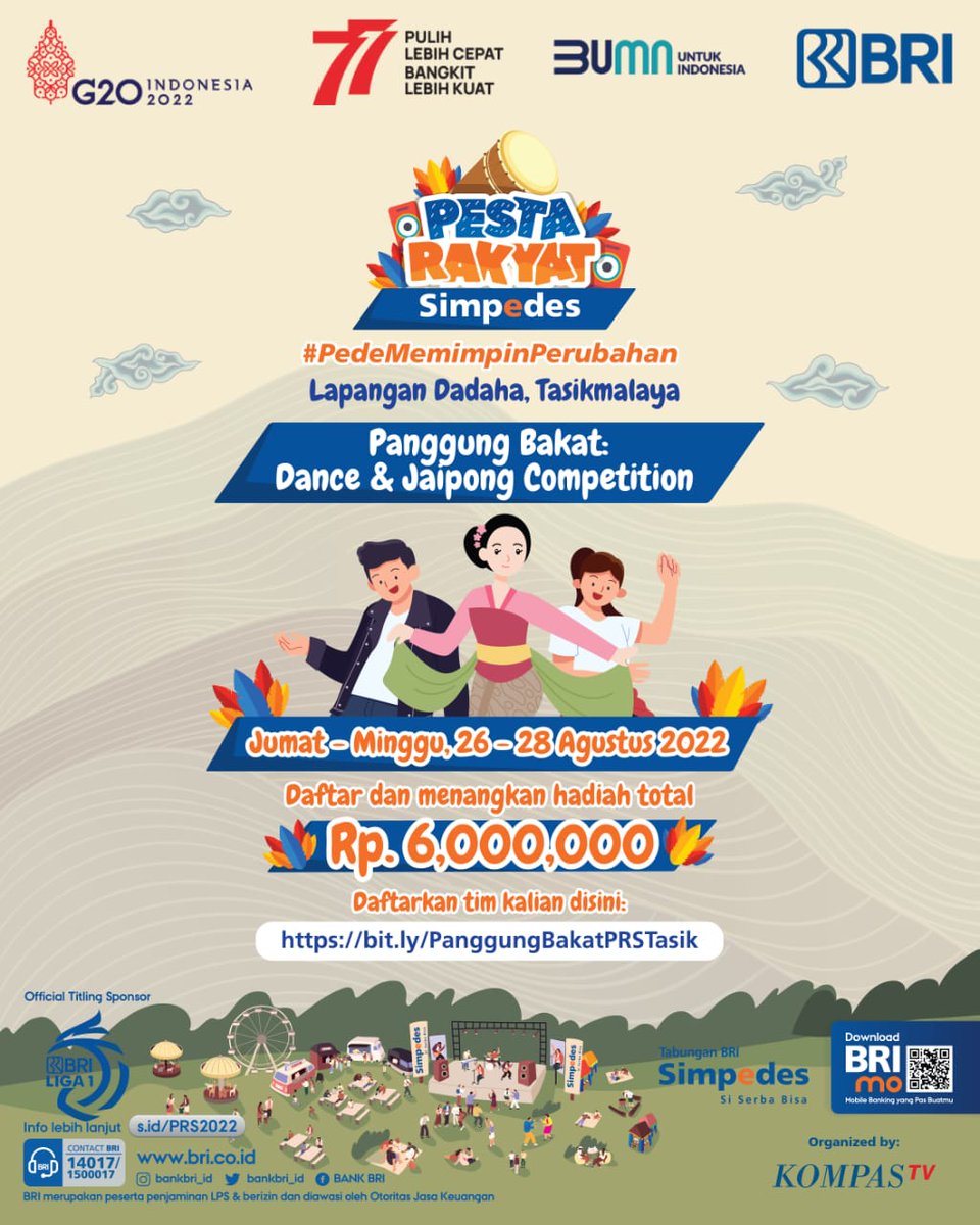 sw33tdevil___'s tweet photo. pesta rakyat banget ini mah, kalau mau kesini jgn lupa ramein panggung bakat juga guys #PRSTasikmalaya2022 https://t.co/LCroLrGIry