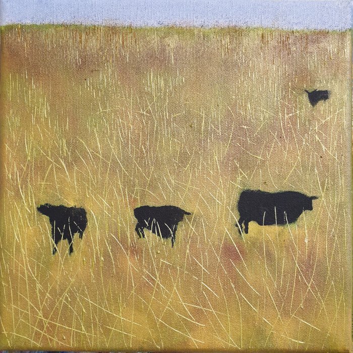 Four Buffaloes, Oil on canvas, 25 x 25 cm

#sarahwalkerartist #fineart #contemporaryart #oilpainting
