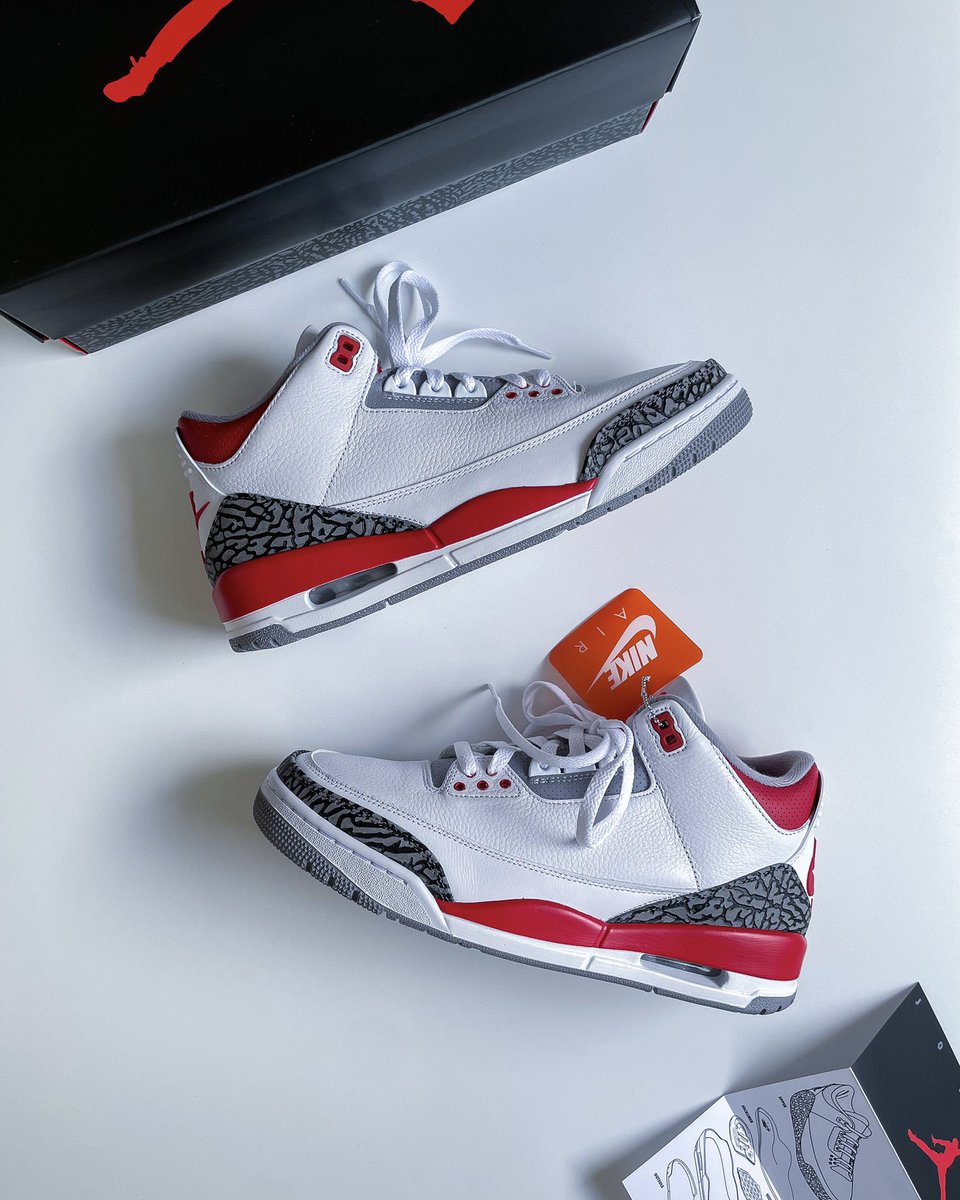 RT @JustFreshKicks: Releasing 9/10 via SNKRS
2022 Air Jordan 3 Retro ‘Fire Red'
=> https://t.co/sZeRbGE7xm https://t.co/lS8DmYYwWE