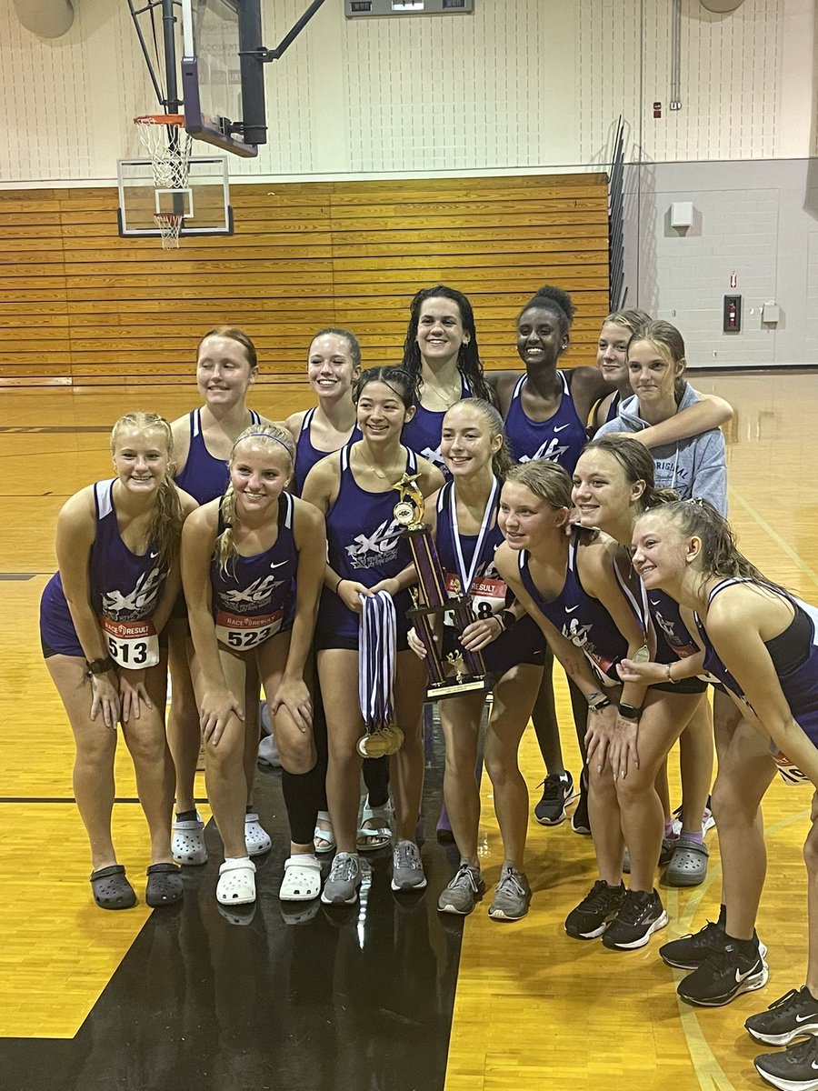 Principal_Fivay's tweet photo. It was a wet one @rrhsknights @RRGirlsWts #crosscountry meet this AM.  Congratulations to all the runners from @FivayHighSchool @WCHS_Wildcats @Jbaker1793 All runners off to great start! #SOARAbovetheLine #Falconpride https://t.co/qLGyQk5v8n