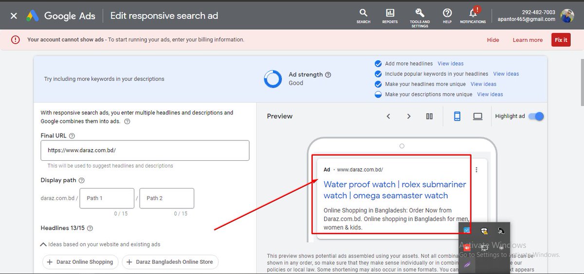 Apantor465's tweet image. 👉Setup Google search ads campaign for any business
#google 
#googleads 
#googleadscampaign
#googlesearchadscampaign
#DigitalMarketing