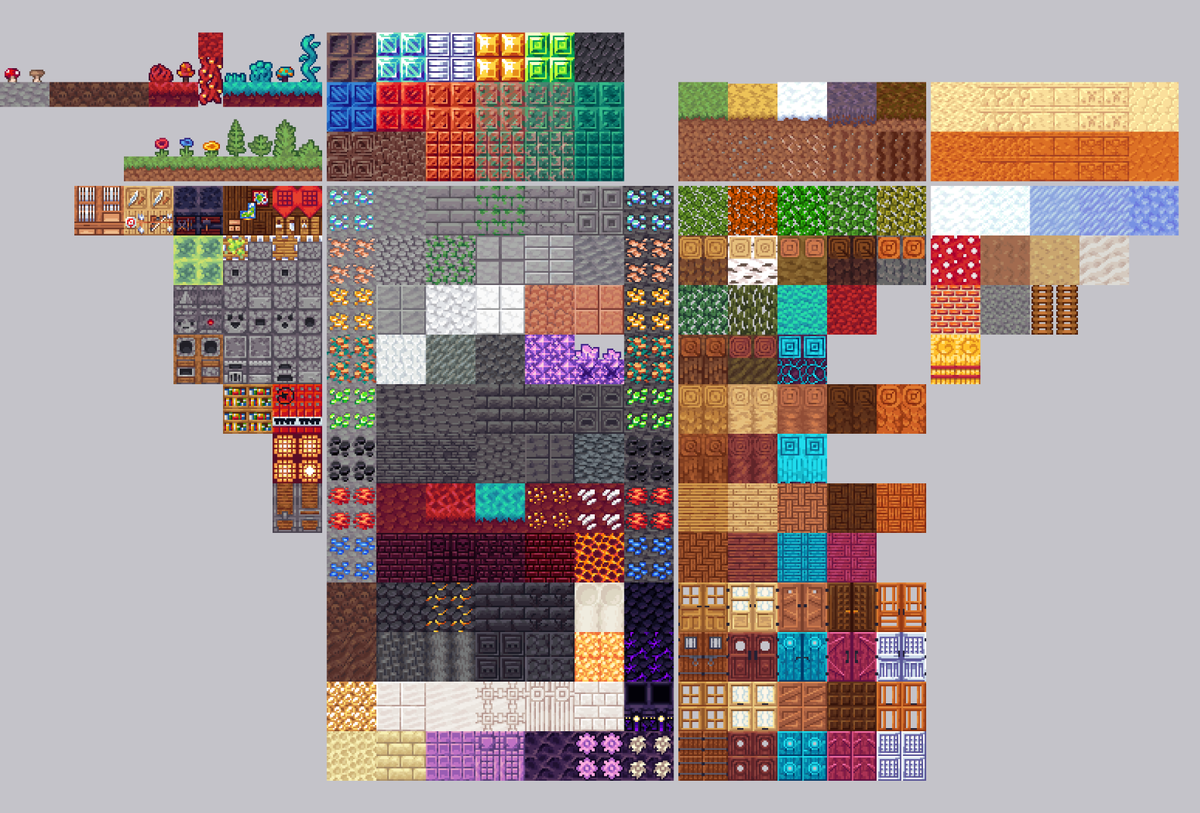 EphialPacks's tweet photo. Might as well post this. All the tiles for my resource pack
#reverie #minecraft https://t.co/xCxqvbhixa