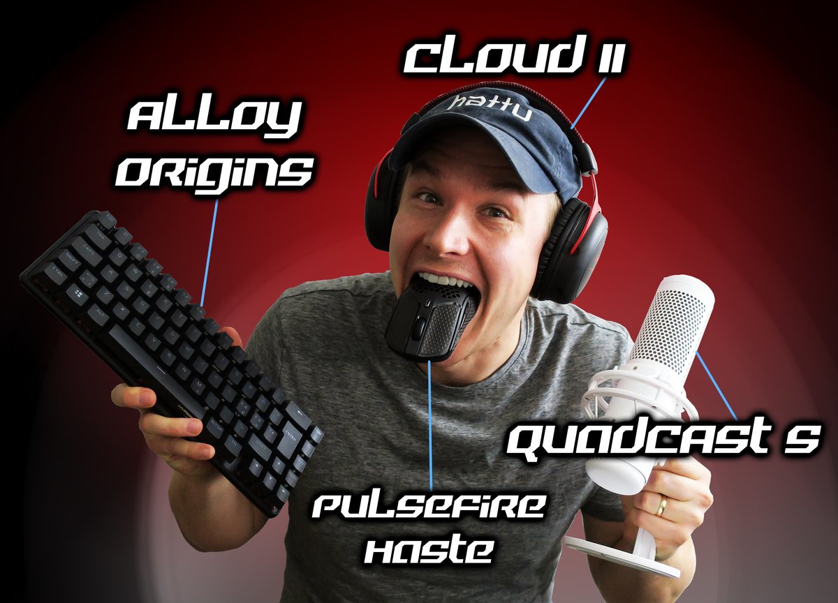 LaeppaVika's tweet image. UUTTA GEARIA! Kiitos laadukkaista pelitarvikkeista, @HyperX!  Näillä pääsee klikkailemaan päitä ennätystarkkuudella.

Kiitos, että pääsin sisällöntuottajaksi #HyperXNordic-tiimiin.

#ad Voit tsekata uusia oheislaitteita JA tukea meikäläistä täältä ► 
hyperx.gg/LaeppaStreamHX