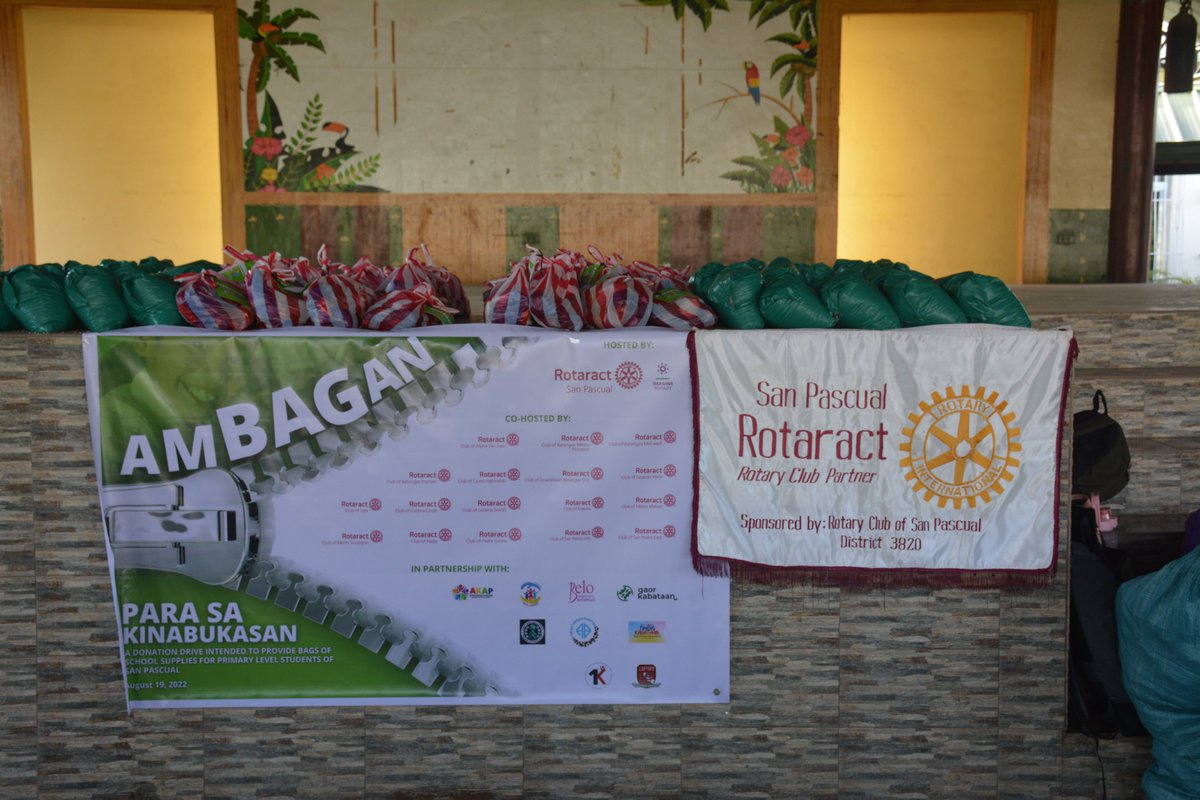 rac_sanpascual's tweet photo. Rotaract Club of San Pascual successfully conducted the project "AMBAGAN PARA SA KINABUKASAN: A Donation Drive Intended to provide Bags of School Supplies for Primary Level Students of San Pascual" last August 19, 2022. 

Check this post for more details: https://t.co/1yURhrjm9P https://t.co/X4pJUkhhDE