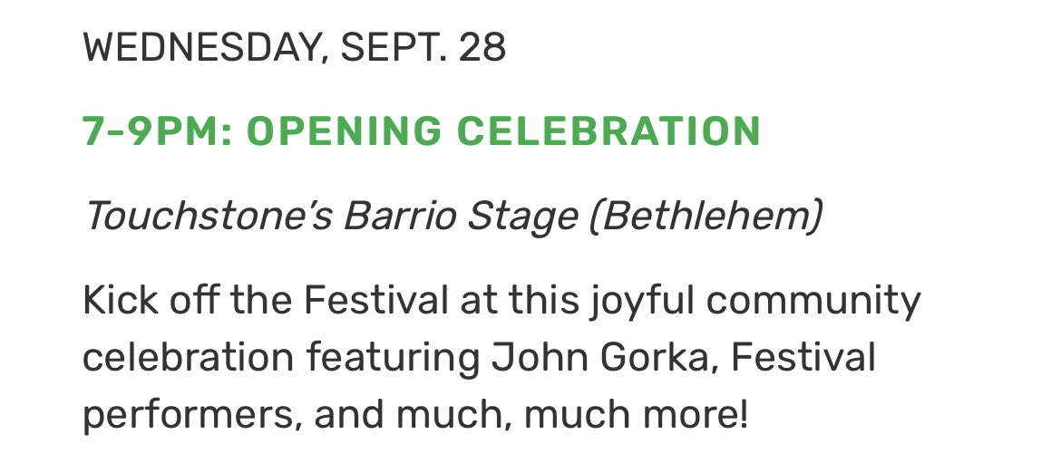The opening celebration of @TstoneTheatre’s Festival Unbound 2022 will bring together John Gorka (called by Rolling Stone, “the preeminent male singer songwriter of the New Folk Movement”) and the @BroughalChorus on the Barrio Stage. touchstone.org/festival_unbou… @BethlehemAreaSD