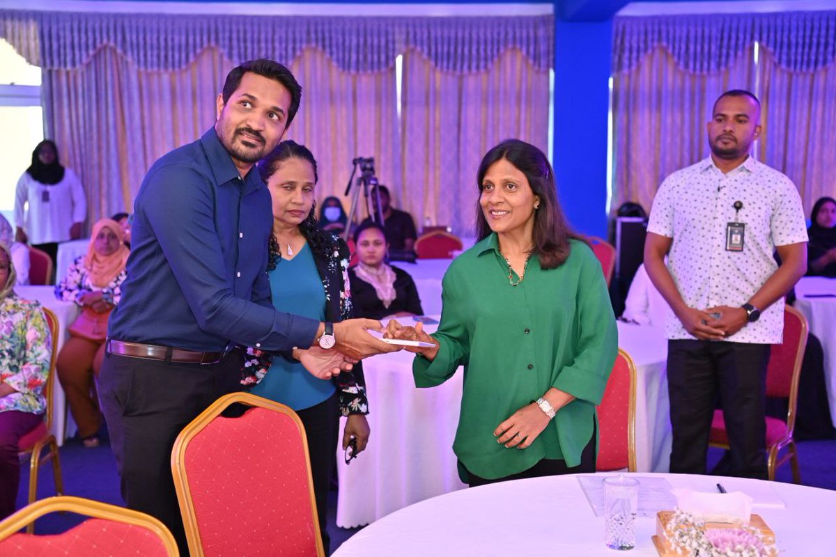 presidencymv's tweet photo. The First Lady inaugurates the Maldives’ branch of the Association of Business Women in Commerce and Industry
 https://t.co/0BwMrZIoyf https://t.co/PhzD5UfEFg