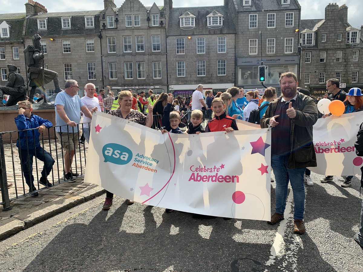 Is there any better way to spend a morning than walking down Union street in lovely weather☺️ #CelebrateAberdeen