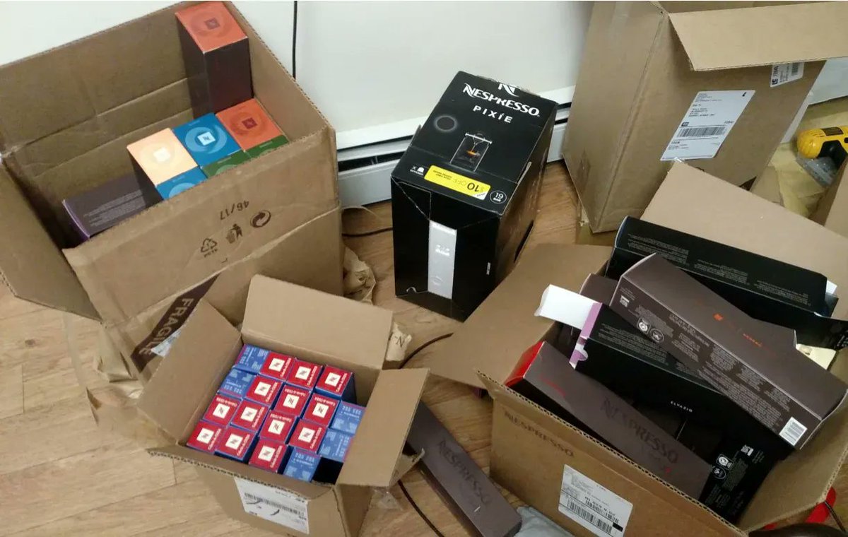 planetmoney's tweet image. Ordering something online and not getting it stinks. 

But when @nianasavage ordered coffee pods and got WAY more than she paid for, that didn’t feel right either.

 Nina’s search for answers, and what it teaches us about a very hard-to-beat online fraud.
 npr.org/2022/08/26/111…