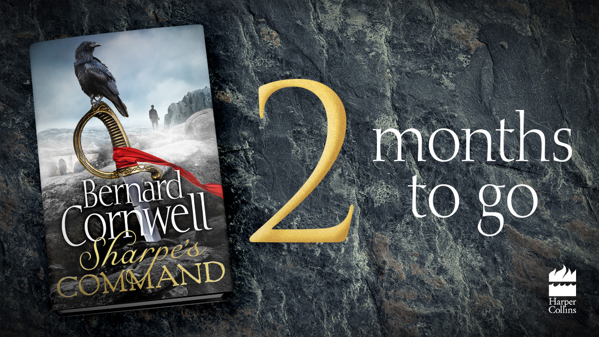 There's now only two months to go until #SharpesCommand by @BernardCornwell is published! 

Pre-order the hardback now to receive the special Collector’s Edition with foiled signature on the board - exclusive to the first print run!

Pre-order here: smarturl.it/SharpesCommand…