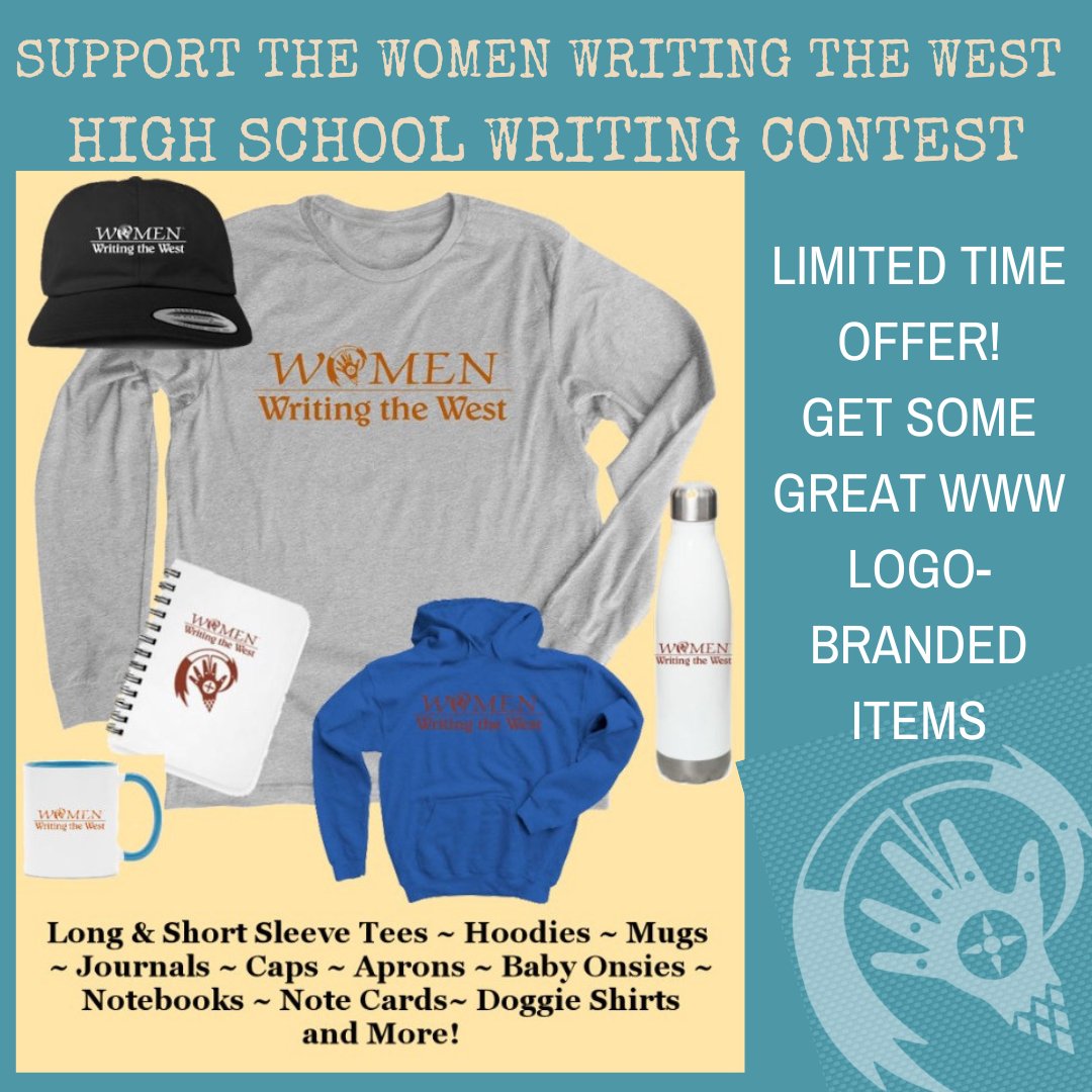 womenwritewest's tweet photo. Support Women Writing the West's High School Writing Contest with every purchase. https://t.co/uDv46XK9ho #womenwritingthewest #highschoolwritingcontest #youngwriters https://t.co/7KVvcYkQnz