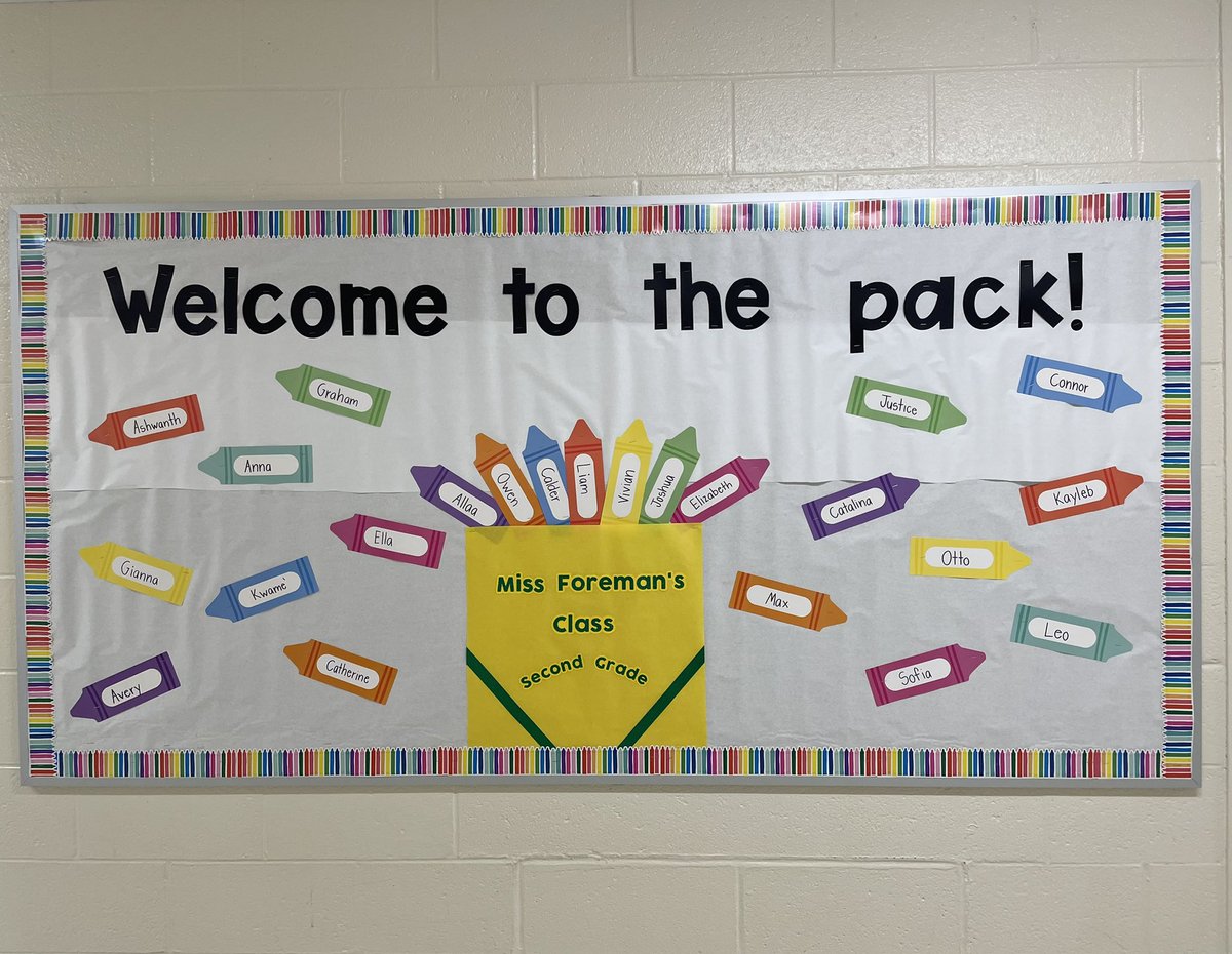 So excited to welcome these roadrunners to second grade on Monday!