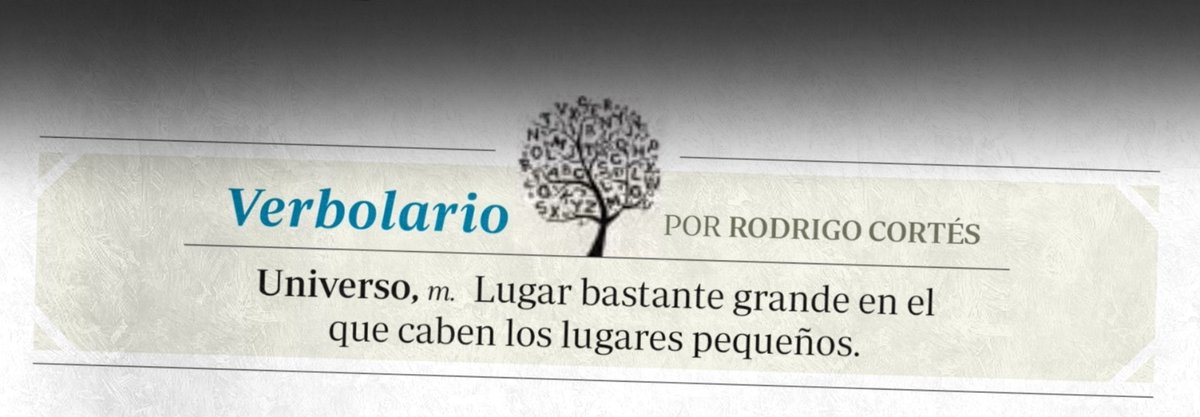 Verbolario's tweet photo. «Universo»; 20/ago/2022: voz n° MMDLXII @rodrigocortes https://t.co/dfptF7rmuP