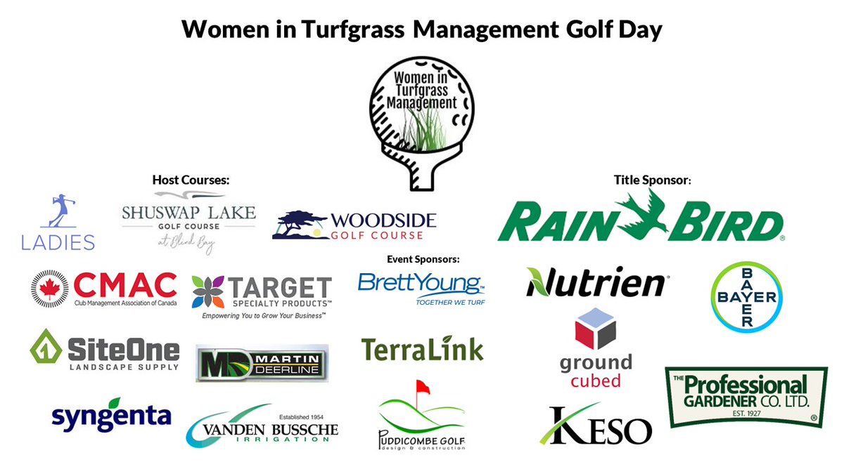 20 days until WITM's first golf day!  Thank you to the host courses and our sponsors for making this happen!!