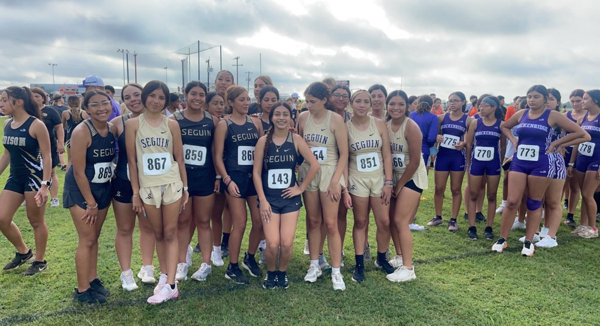 It’s a GREAT MATADOR MORNING for Seguin. JV Girls are ready to compete at the Medina Valley Invitational! #familyofchampions #weareseguin <a href="/CoachLAlmaraz/">Liza Cavazos Almaraz</a> @CoachAlejandro_ <a href="/SeguinHSTx/">Seguin High School</a>