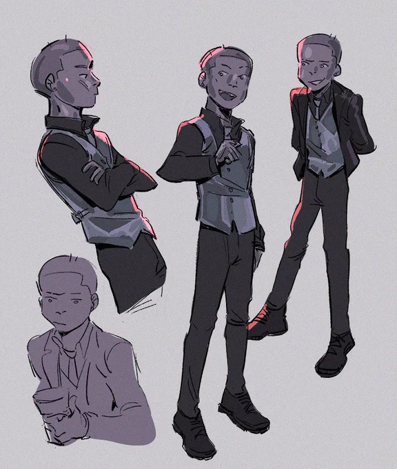 fsr these prom drawings have popped off on tumblr again so i wanna put them in one post here ... 