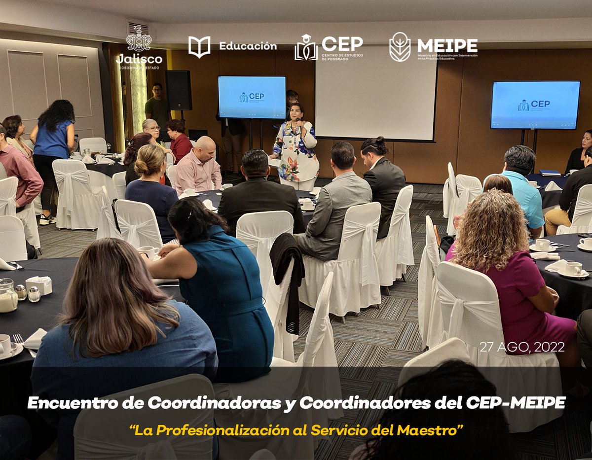 meipesej's tweet photo. Bienvenida a cargo de la Dra. Patricia Concepción Zendejas Mora / Directora del CEP-MEIPEE en el encuentro de Coordinadoras y Coordinadores del CEP-MEIPE “La Profesionalización al Servicio del Maestro” https://t.co/EdUfdhfwS2