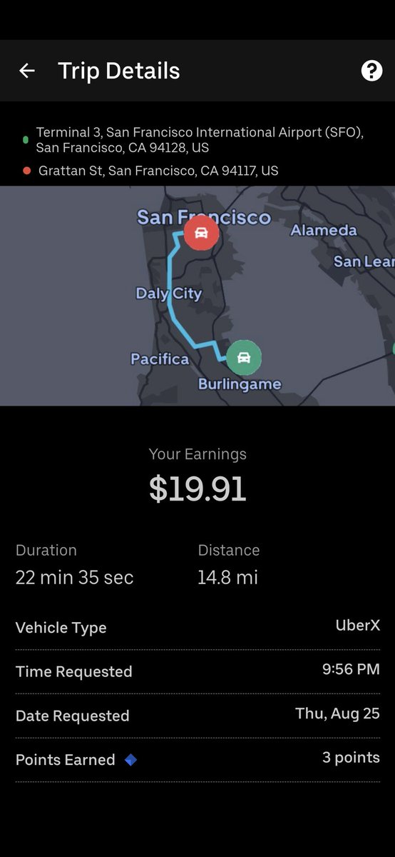 william_fitz's tweet image. Uber driver friend sent me this. Last night in San Francisco. Uber took 80% of the fare.