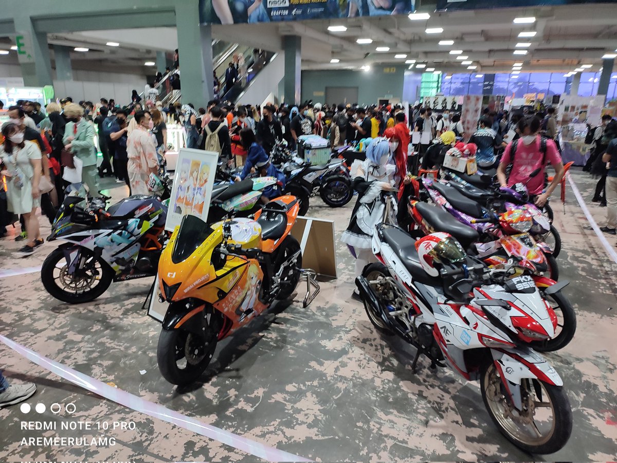AreMeerulAMG's tweet photo. Day 1. it's Awesome event after 3 years pandemic โ๐ปโจโจ
#Animangaki
#Animangaki2022 #MalaysianItashaMovement
#MiraiProject #DannyChoo #CultureJapan #SmartDoll #MiraiMillenium https://t.co/rG688v4ycr