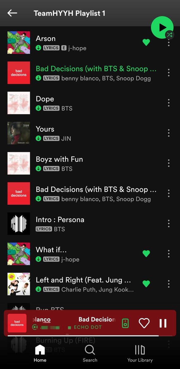 maydabsan's tweet photo. Don't listen to Carol. TEAM HYYH playlist are just as emotionally unstable as we are. Bringing you all the #DopeBTS beats and throwing in #Yours_Jin to calm us down then bringing the chaos again.

WE WANNA FOCUS ON BTS
#TeamHYYHPavedTheWay 
#TeamHYYH 
#BTSHYYH https://t.co/scBnoAE6DB